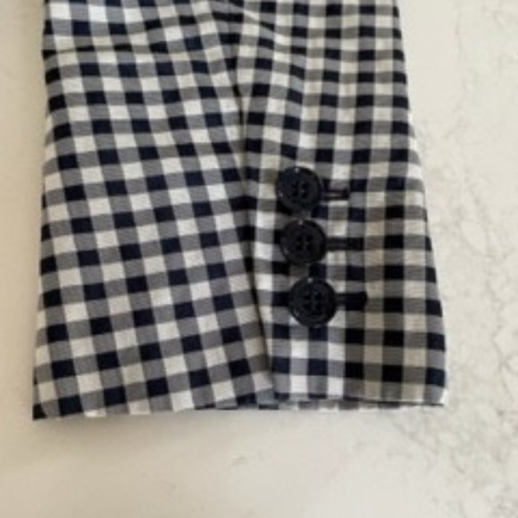 29. Moschino Vintage Blue and White Jacket, Size 10 - Beautiful Detail - Picture 9 of 14